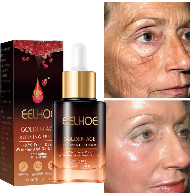 Grumbu noņemšana Instant Serum Retinol Lifting Firming Anti Aging Essence Fade Fine Lines Balinošs sejas ādas kopšana Ko_voghion.com