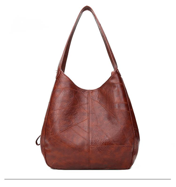 Nuova semplice borsa tote bag a tracolla inclinata a spalla singola in morbida pelle Lady Bag Fashion borsa per madre_voghion.com