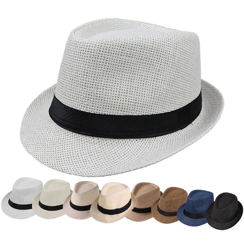 Neu eingetroffen Baby Mädchen Jungen Kinder Hautfreundliche Sommerhüte Cap Strand Outdoorsport Stroh Sonne zum Schutz_voghion.com