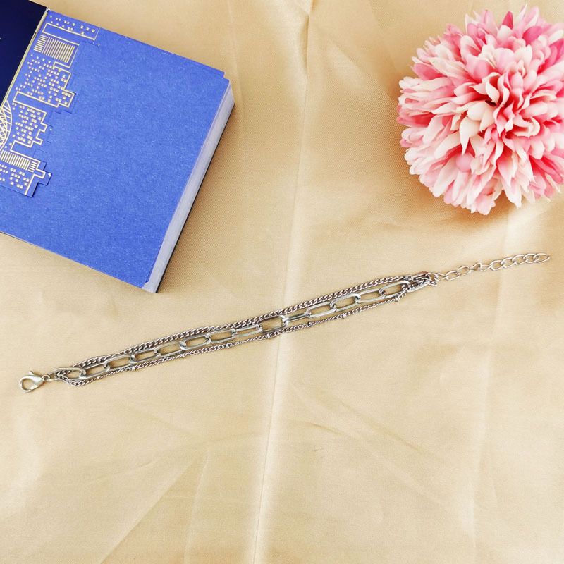 Multi Layer Ins Licht Einfache Gold Armband Persönlichkeit Hand Schmuck Weibliche_voghion.com