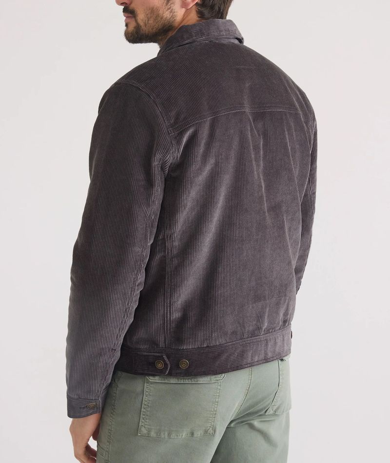 Ropa para hombre Otoño e invierno nueva chaqueta exterior de pana con solapa de manga larga y terciopelo para hombre_voghion.com