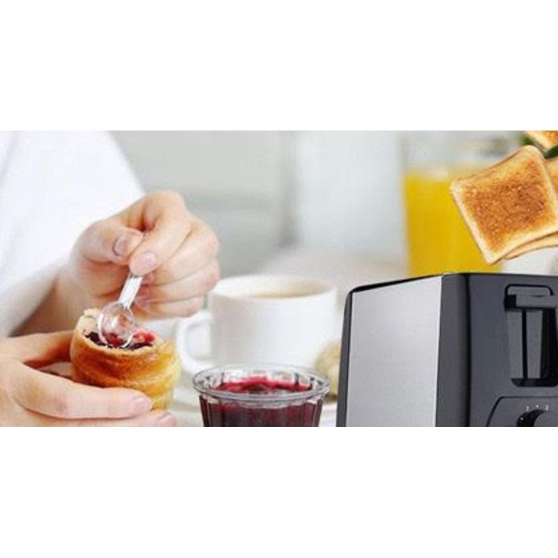 Internet celebrity household fully automatic four in one toaster, stainless steel with grill, breakfast machine,_voghion.com