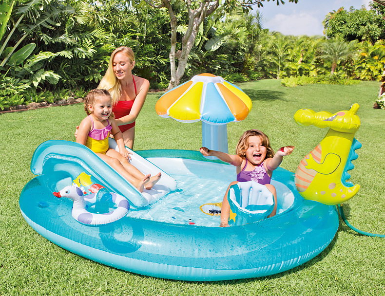 Piscine bébé piscine gonflable famille grande piscine à balles océan maison bébé piscine de pulvérisation_voghion.com
