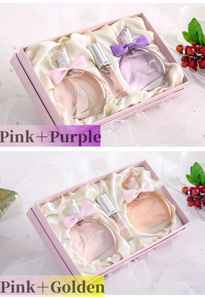 Set di profumi da donna, profumo spray da donna, note di cedro rinfrescanti e durature, eau de toilette spray per appuntamenti e vita quotidiana, un regalo ideale per lei_voghion.com