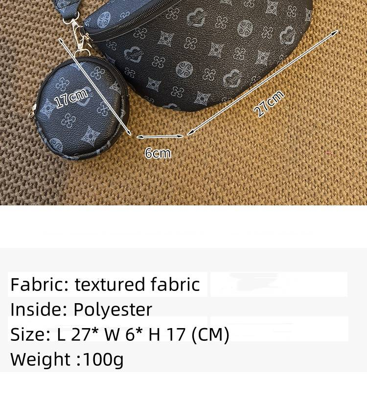 Lehká luxusní módní ledvinka crossbody kabelka dámská taška Nová dámská kabelka přes rameno_voghion.com