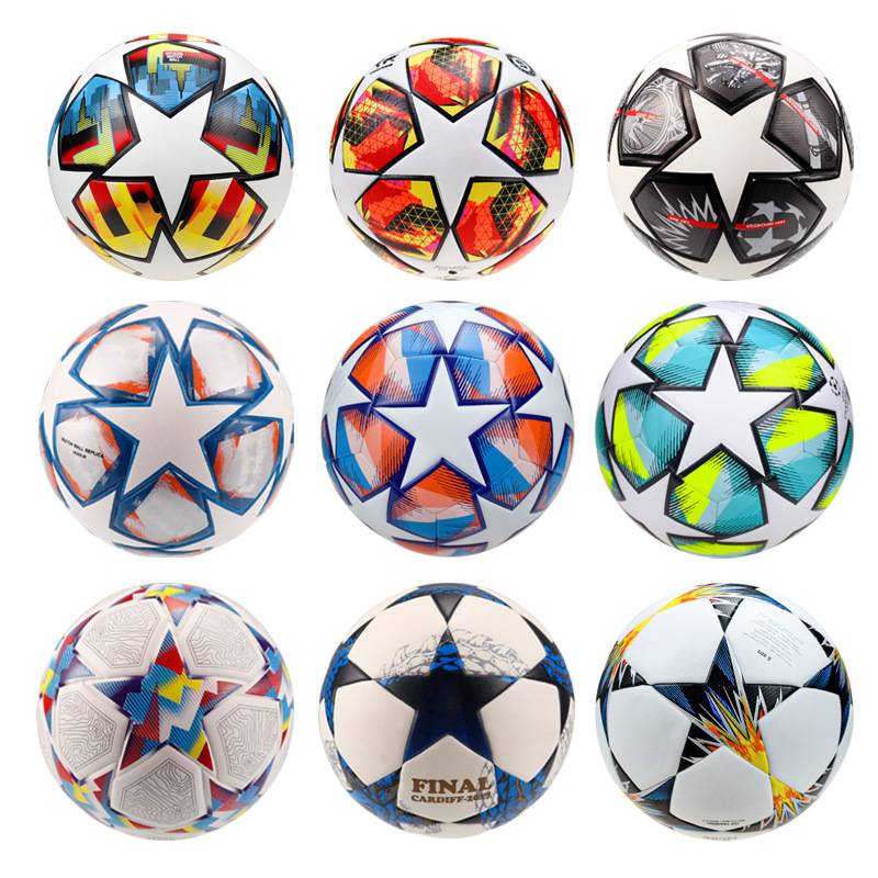 Balón de fútbol nº 5 de piel sintética para la Liga de Campeones, Premier League, costura a máquina, nº 4, nº 3, entrenamiento para la Copa del Mundo_voghion.com