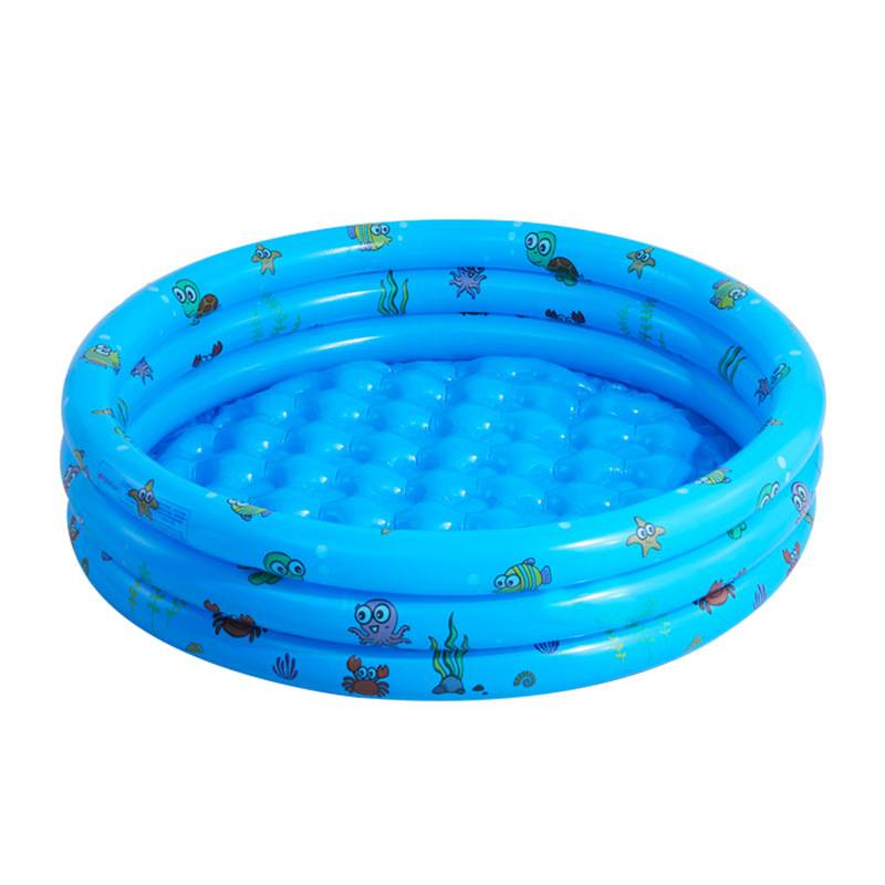 Inflatable Kids Pool Thickened Round Foldable Baby Swimming Pool For Indoor Outdoor Use Multi Functional As Ball Pit Or Water Play_voghion.com