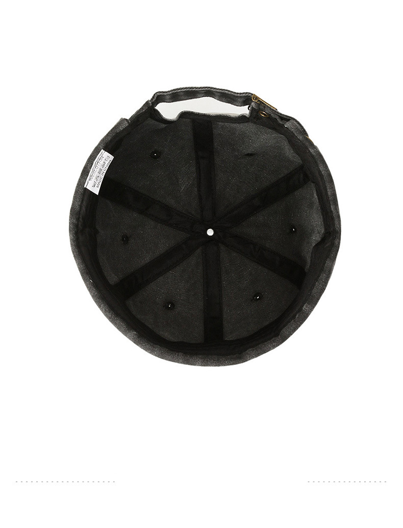 Cappelli da uomo in denim lavato, cappelli in pelle di melone, cappelli da padrone di casa semplici da strada, moda retrò, tendenza all'aperto_voghion.com