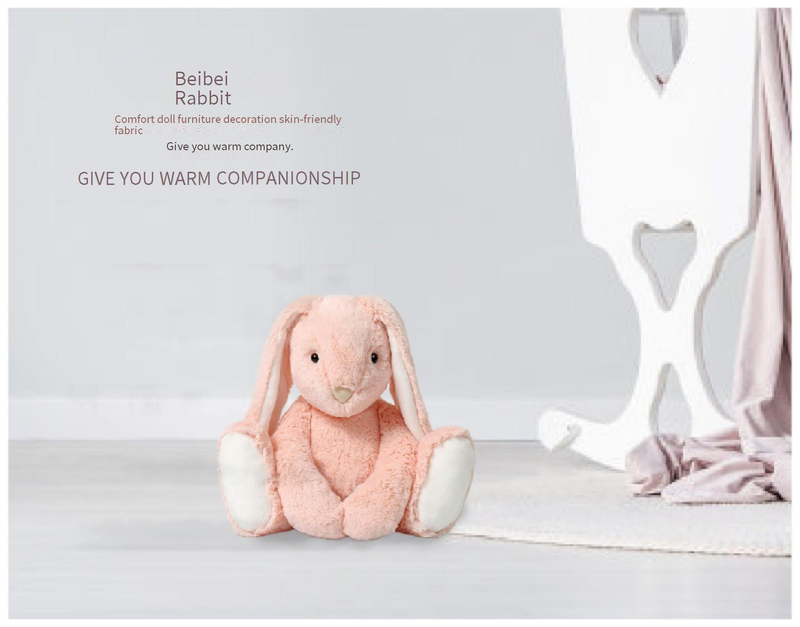 Kuscheltiere Soft Life Rosa Plüsch Kaninchen Spielzeug Home Dekoration Puppe Freundin Geburtstagsgeschenk_voghion.com