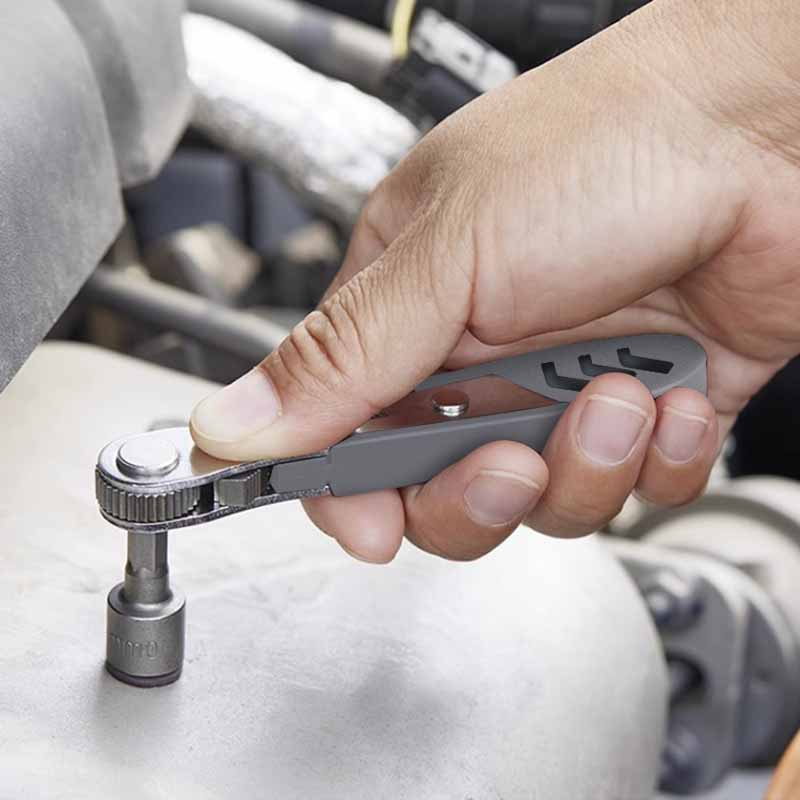 24-in-1 Ratchet Screwdriver Set Household Tools High Hardness S2 Alloy Steel Bit Durable And Anti-Slip_voghion.com
