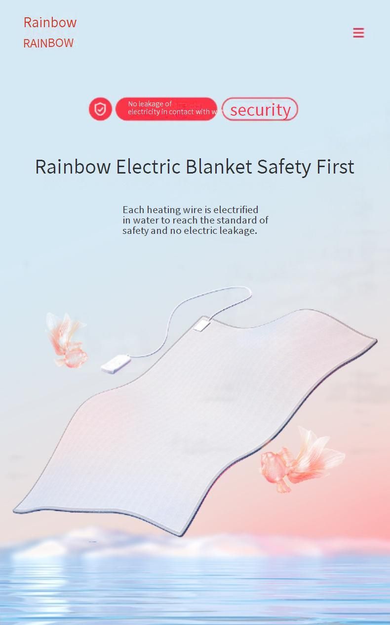 Electric Heating Blanket For Single & Double Bed, 3 Heat Settings, Overheat Protection, Soft Fleece Material, Energy Efficient_voghion.com