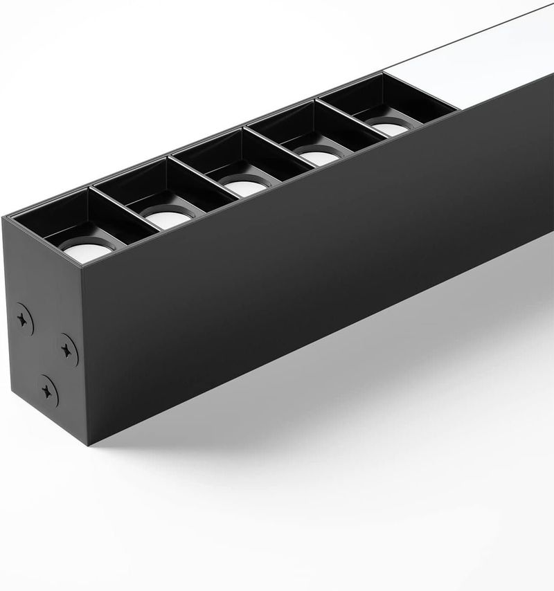 Glitzerlife Deckenlampe LED Deckenleuchte Schlafzimmer - Moderne 107CM Wohnzimmerlampe 32W Lang Küchenlampe Dimmbar Mit Fernbedienung Büro Deckenbeleuchtung Panel_voghion.com