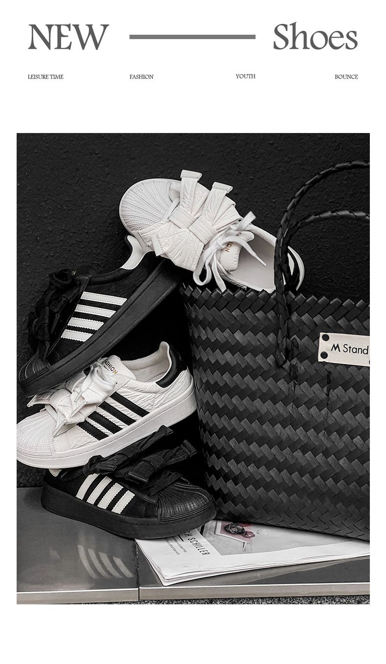 Clover Shell Head Classic Board Women's 2025 Spring White Low Cut Versatile Sports And Leisure Shoes_voghion.com