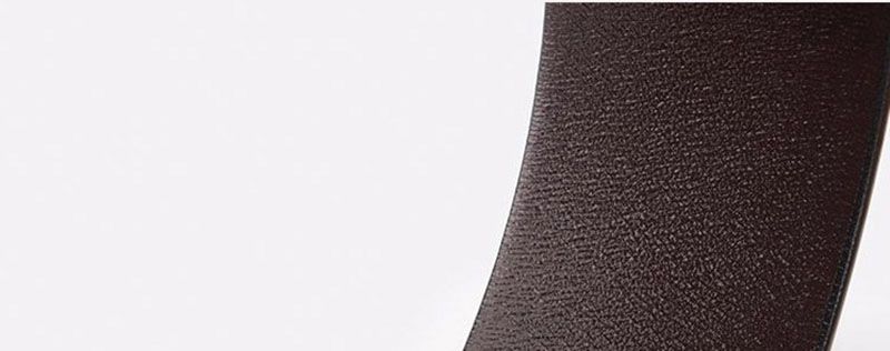 HOT HIDUP Top Quality Pure Solid Cowhide Leather for Pin Smooth Men Cow Strap Vintage Belts 38mm Width Without Buckle NWJ627_voghion.com