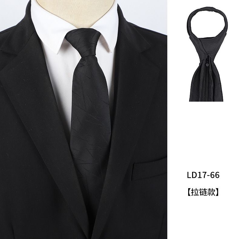 Cravatta con cerniera di alta qualità, casual e facile da tirare, da uomo_voghion.com