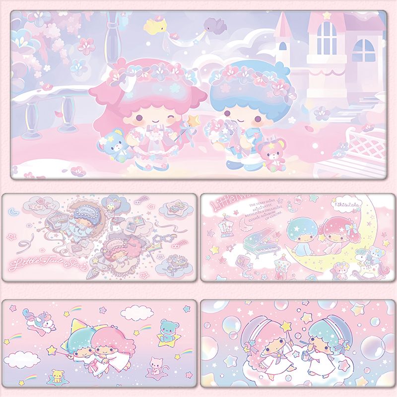 Unschlagbare Qualität Gemini Maus Übergroßes Mädchen Sanrio Niedliche Cartoon Büro Computer Tastatur Junge Erwachsene Herz Schreibtischunterlage_voghion.com