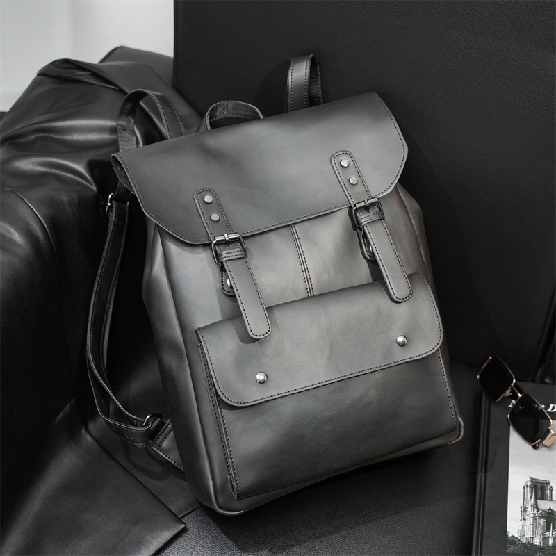 Neuer minimalistischer Retro-Rucksack in koreanischer Version, Freizeitrucksack, Herrenrucksack, Herren- und Damenrucksack, Reisetasche, Computertasche_voghion.com