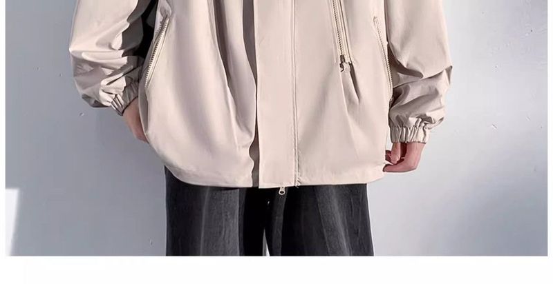 Cove Cove Sangyan Men's Outdoor 3-in-1 Autumn Stylish Sports Functional American Style Black Hiking Jacket_voghion.com