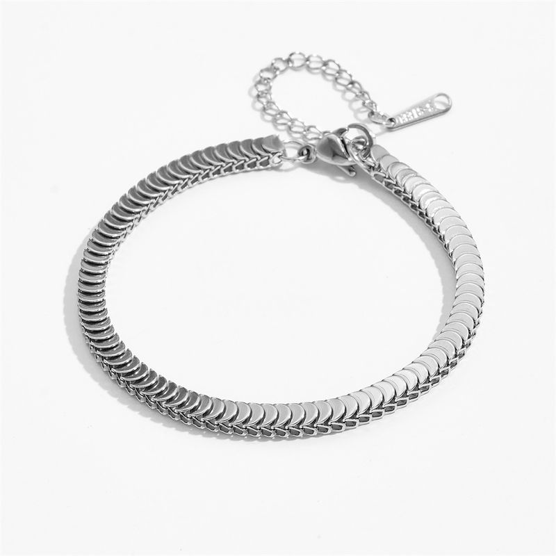 Fashionable Light Luxury Bracelet Copper Material Multi-layer Design Sense Jewelry Snake Bone Chain_voghion.com