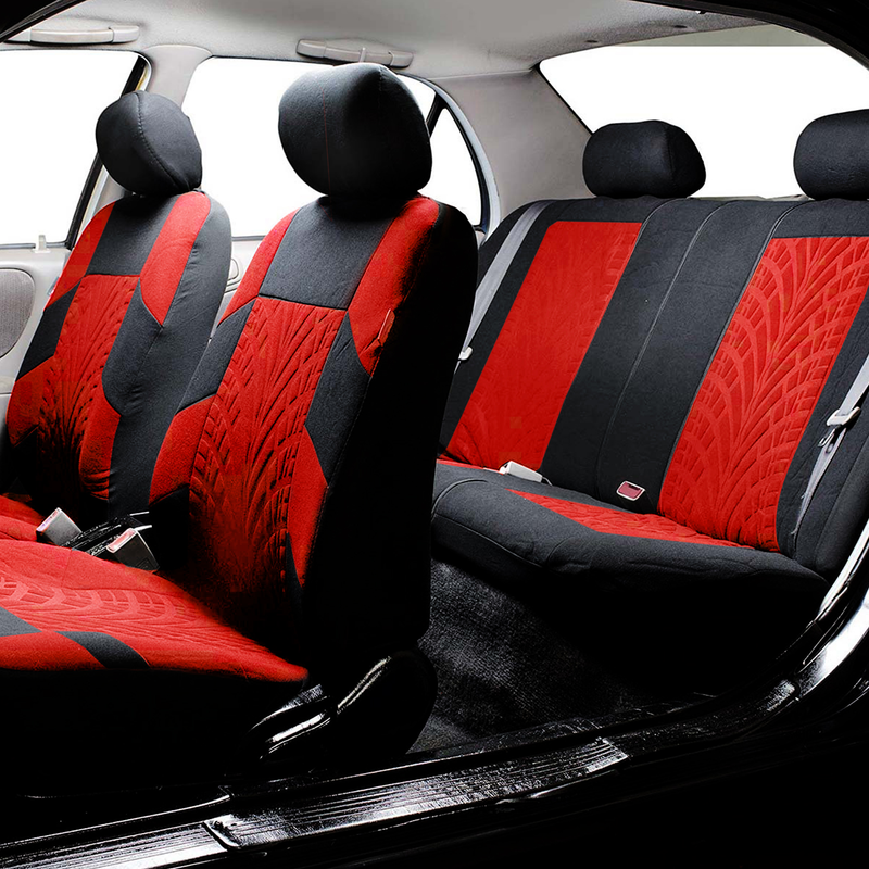 Fuzhongfu 9-Stéck Autositzbezich Set Komfort Sëtz Polyester Vir Heck Universal Passend Autositzbezich Komplett Set fir Auto SUV Minivan_voghion.com