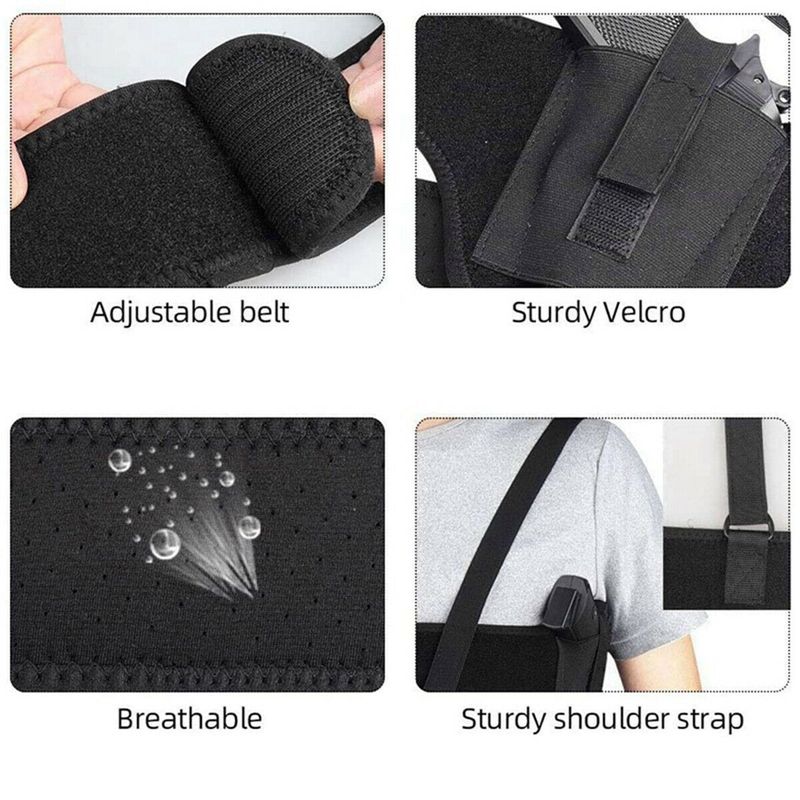 HOT Schëller hängend Taille Invisible Holster Outdoor Taktesch Gürtel fir Fraen a Männer_voghion.com