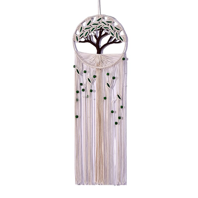 Tree Of Life Tapestry Crafts Creative Wall Handwoven Leaf Tassel Hanging Decoration Dream Catcher_voghion.com