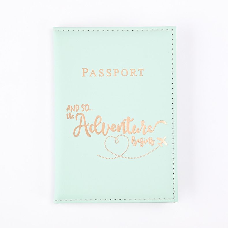 padrão capa de passaporte PU porta-passaporte porta-bilhete passaporte_voghion.com