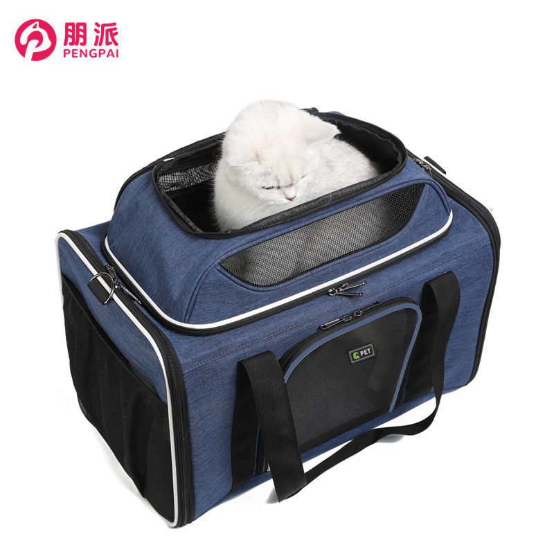 Pengpai Neue tragbare Hundetasche für den Außenbereich mit großer Kapazität, erhöhter atmungsaktiver Trolley, faltbar_voghion.com