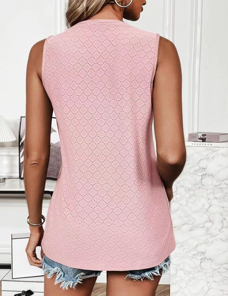 2025 Spring/Summer New Round Neck Printed Tank T-shirt Top_voghion.com