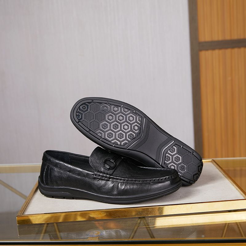 Comode scarpe basse in pelle casual slim fit per uomo_voghion.com