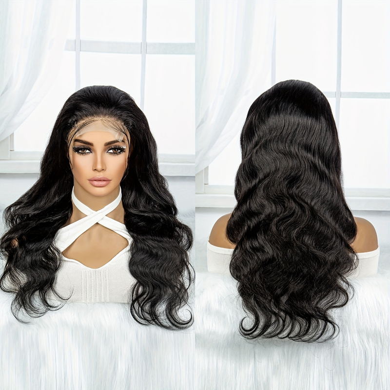 Body Wave menneskehår parykker limfri 4*4 blonder front parykker til kvinder 18-32 tommer Body Wave menneskehår parykker_voghion.com
