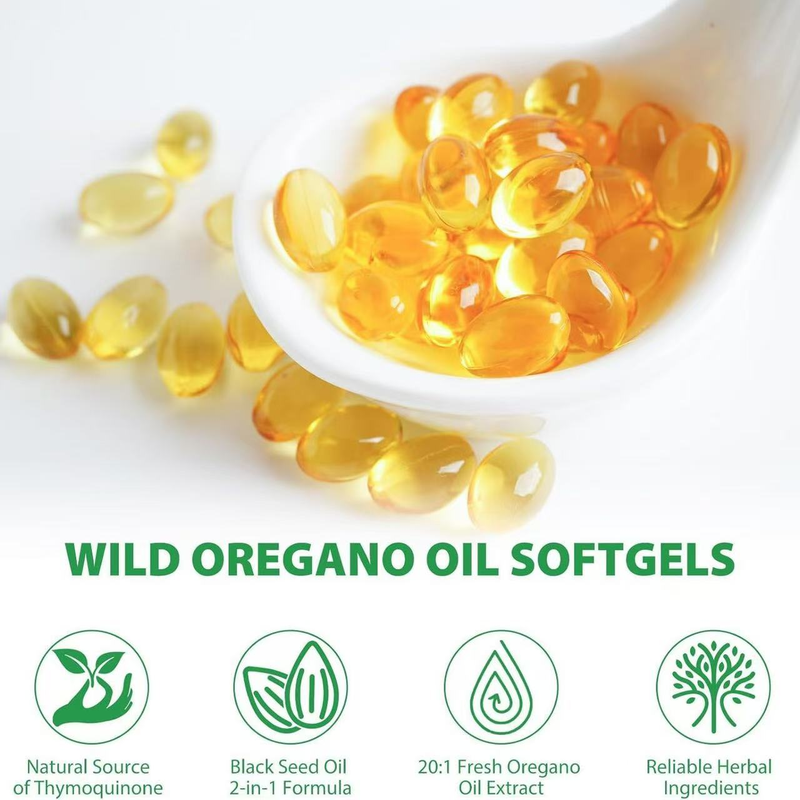 Oregano Oil 6000mg 300gels Contains Carvacrol And Thymoquinone_voghion.com