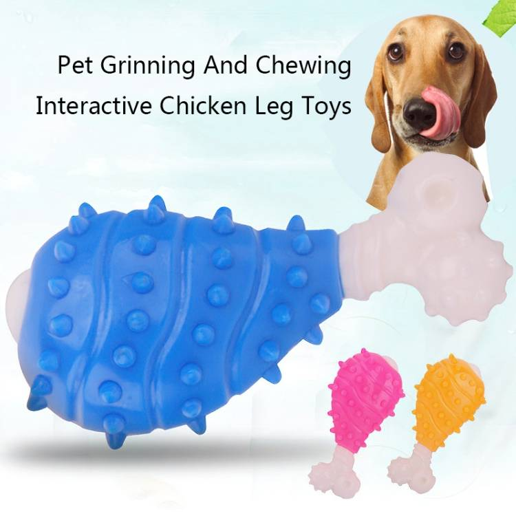 Juguetes interactivos de patas de pollo para mascotas que sonríen y mastican_voghion.com