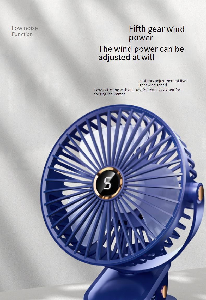 6 Inch USB Desk Fan - Dual Power (AC/USB) Quiet Office Fan (3 Speed Settings Adjustable Tilt ≤35dB Silent Mode)_voghion.com