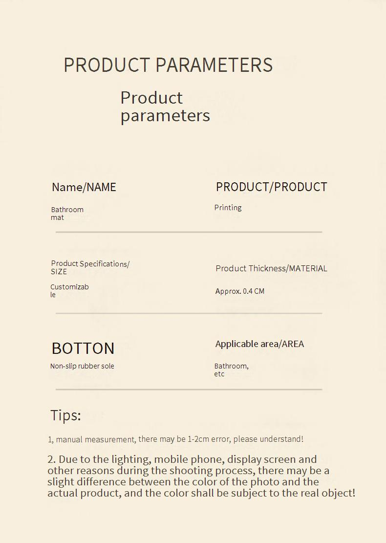 Tappetino da bagno vintage antiscivolo – Tappetino in diatomite ad asciugatura rapida per bagno, doccia, WC – Lavabile e super assorbente – Motivo floreale_voghion.com