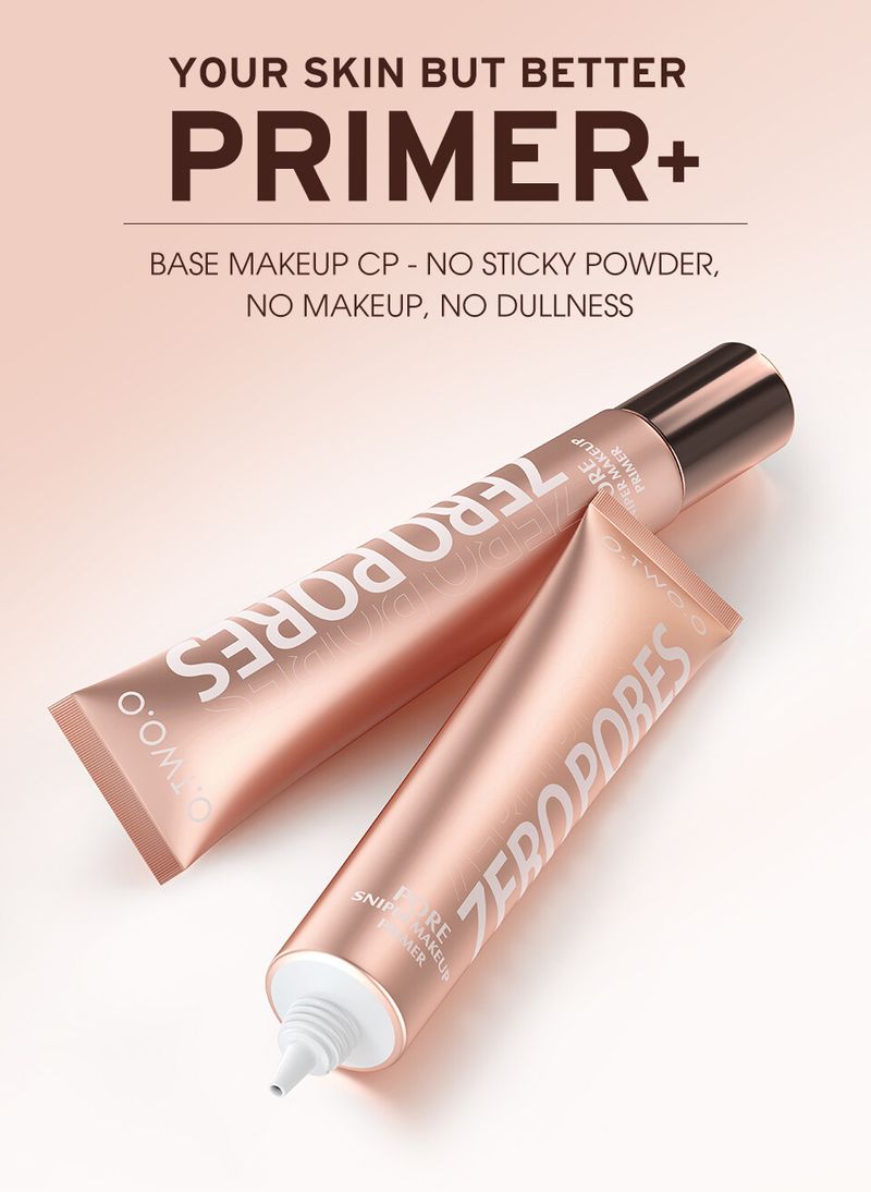 Tattielove O.TWO. Zero Skil Secret Perfecing Face Primer Invisible Pore focus makeup_voghion.com