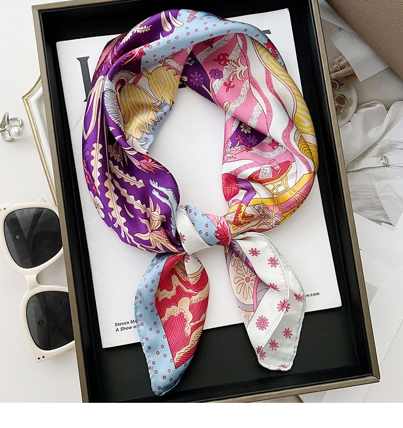 Sciarpe colorate per donna in primavera, autunno, estate, sciarpe piccole di alta qualità quadrate da 70 cm, fasce per capelli, fasce per la testa e_voghion.com