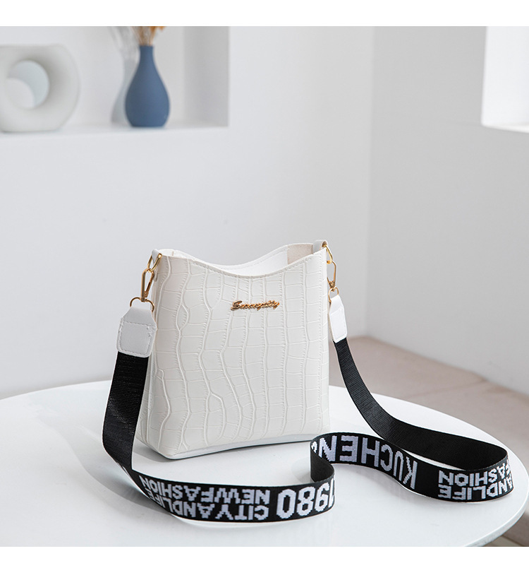 Borsa a tracolla da donna alla moda Mini borsa a secchiello a tracolla 2023 Nuova tendenza Borse a tracolla da donna per donna Coccodrillo da donna_voghion.com