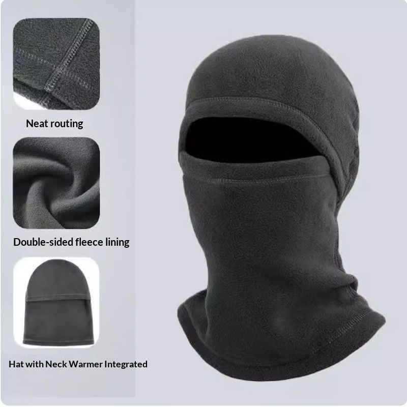 QFV50704555550<== Winter Windproof Full Face Neck Warmer Hat For Delivery Motorcycle Riding, Anti-Freeze And Cold Protection_voghion.com