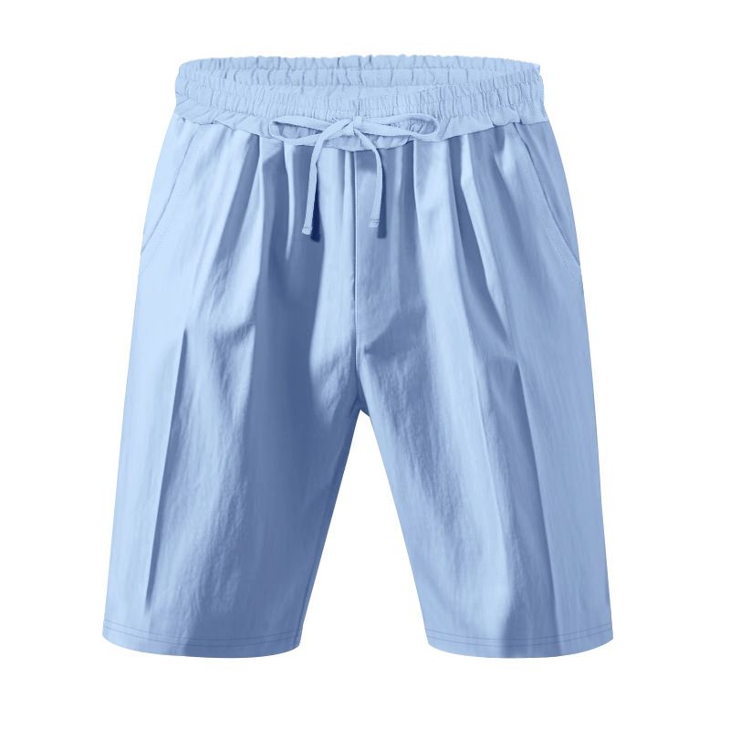 Camicia da spiaggia a maniche lunghe, semplice, traspirante, in lino, casual e ampia, da uomo, stile hawaiano, stile transfrontaliero americano._voghion.com