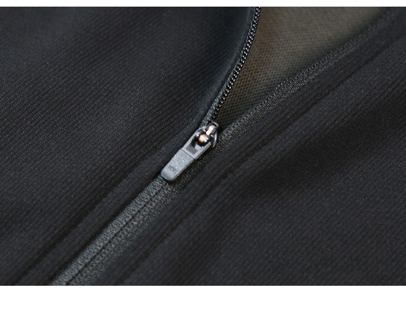 Herrenbekleidung Fitnesskleidung Herren Langarmshirt mit halbem Reißverschluss Training Schnelltrocknende Kleidung Arbeitskleidung Reitsport Laufkleidung Lange Ärmel_voghion.com