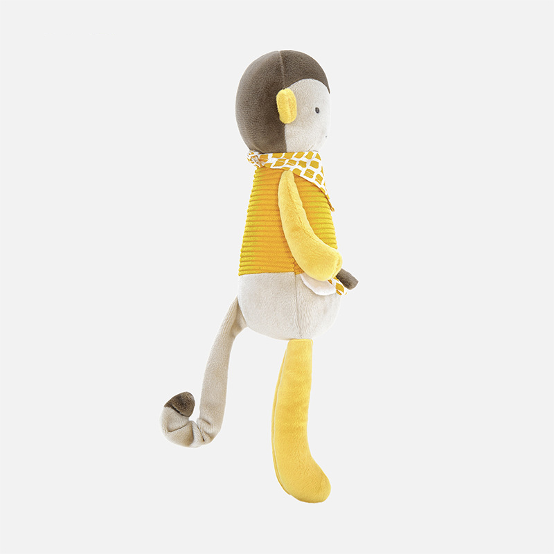 Stuffed Animals Soft Life Spot Wholesale Monkey Doll Short Plush Monkey Toy Baby Companion Comfort Doll_voghion.com