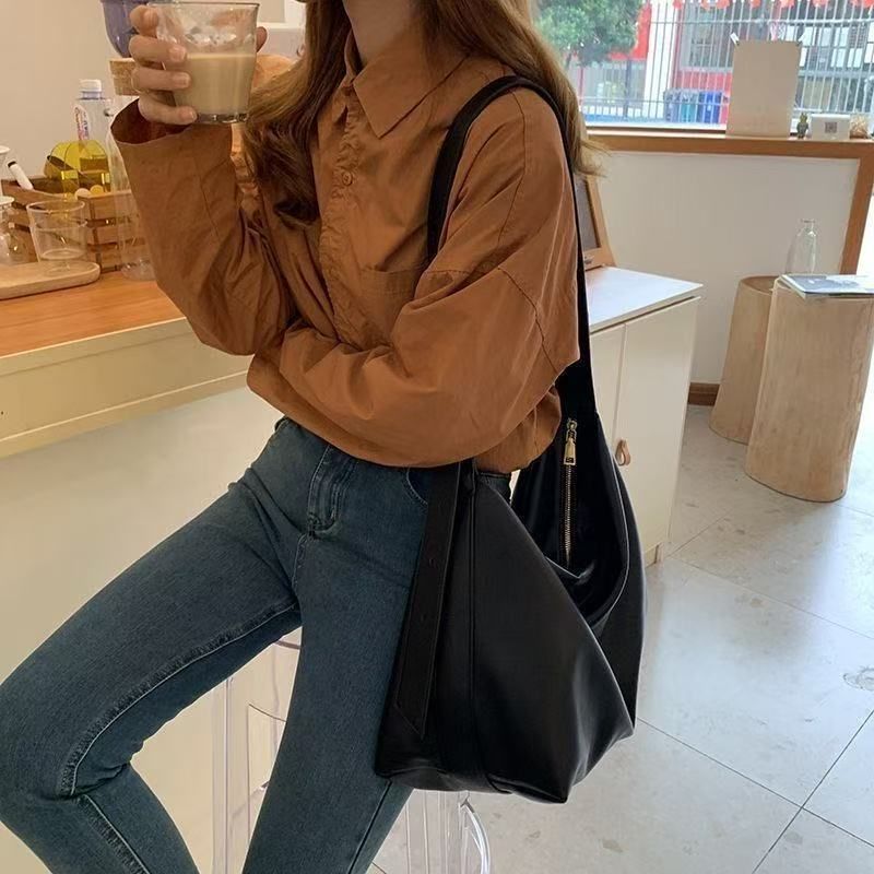 Echte Markendesigner-Frauentaschen Hochwertiges Leder Schulter Crossbody Messenger Tote Bag Große Handtasche_voghion.com