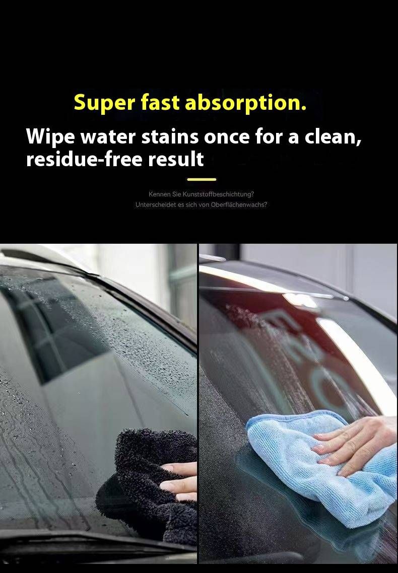 Premium Double-Layered Braided Microfiber Car Wash Towel – Ultra-Absorbent, Scratch-Free Cleaning Cloth For Cars, Windows & Surfaces_voghion.com