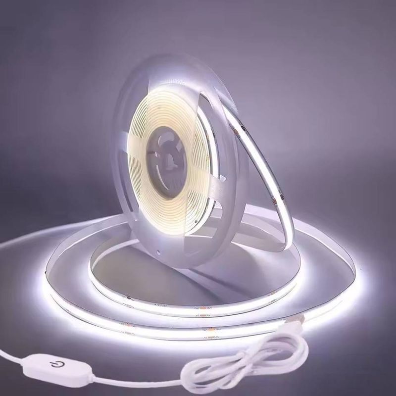 Professional 5V COB LED Strip Lights, High CRI Flexible Light Bar For Cabinet, Home Decoration, Hidden Lighting (Warm White/Cool White, Dimmable)_voghion.com