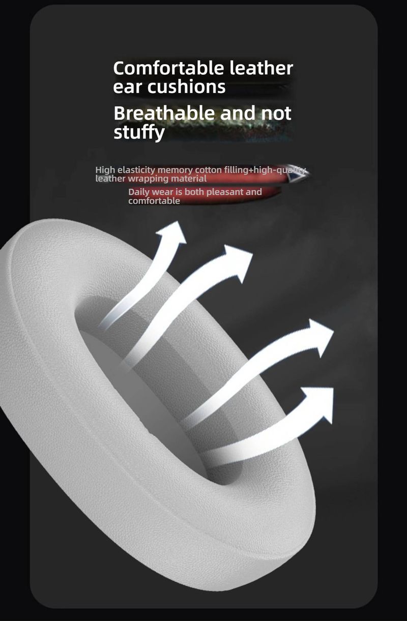 Kabellose Bluetooth-Over-Ear-Kopfhörer – BT 5.0, 8 Stunden Akkulaufzeit, HD-Stereo-Sound, Sprachsteuerung, verschiedene Farboptionen_voghion.com