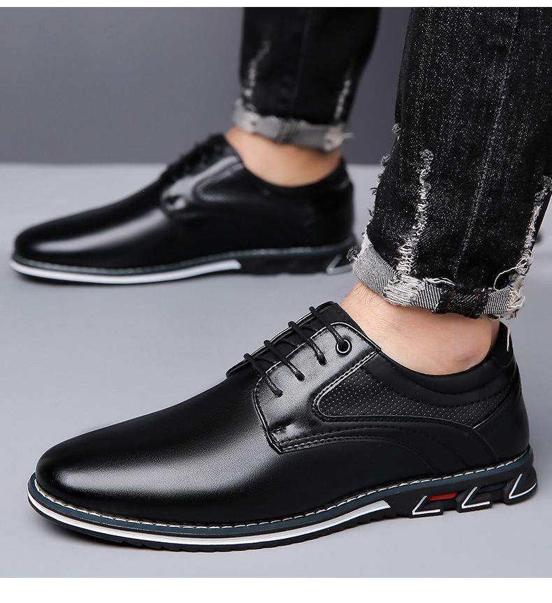Heren Zakelijke Schoenen Slip On Party Heren Schoenen Comfortabele PU Leren Schoenen Voor Mannen Trouwjurk Schoenen Voor Mannen Zapatos Hombre38-53_voghion.com