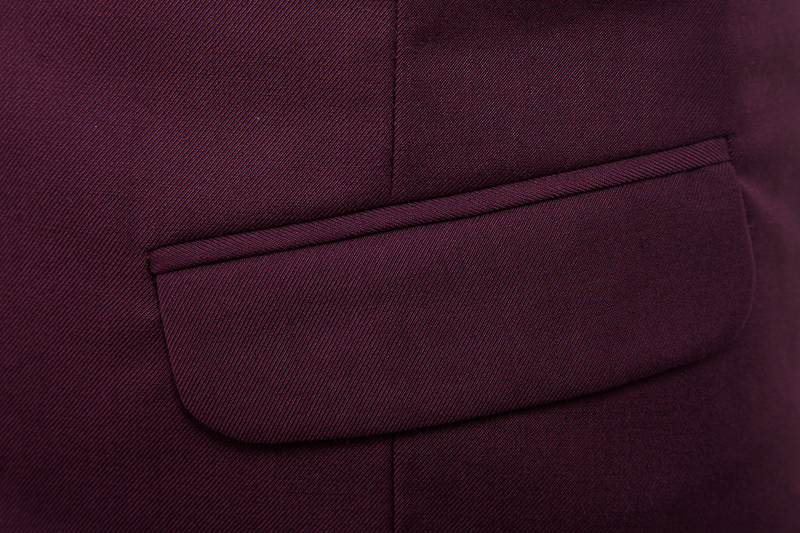 Herrenbekleidung Slim-Weste für Herren, einfarbig, Trauzeugenweste_voghion.com