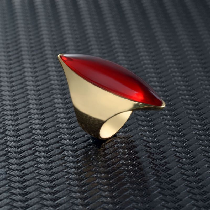Bague niche rétro pour femme avec pierres précieuses_voghion.com