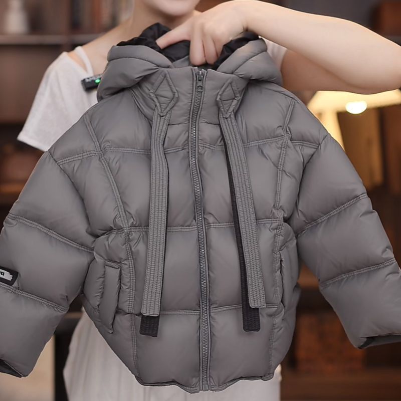 2025 Abbigliamento invernale per bambini Elegante giacca in cotone imbottito Abbigliamento invernale alla moda Bella giacca in cotone spesso e caldo per bambini di media e grande taglia_voghion.com
